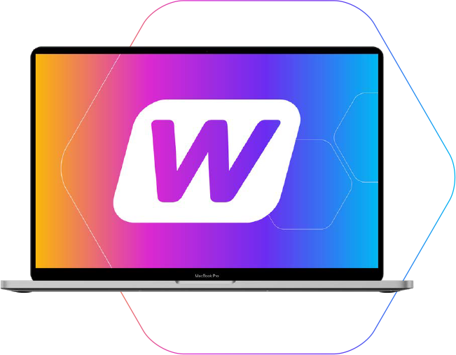 Image of laptop with the Whistler logo on the screen